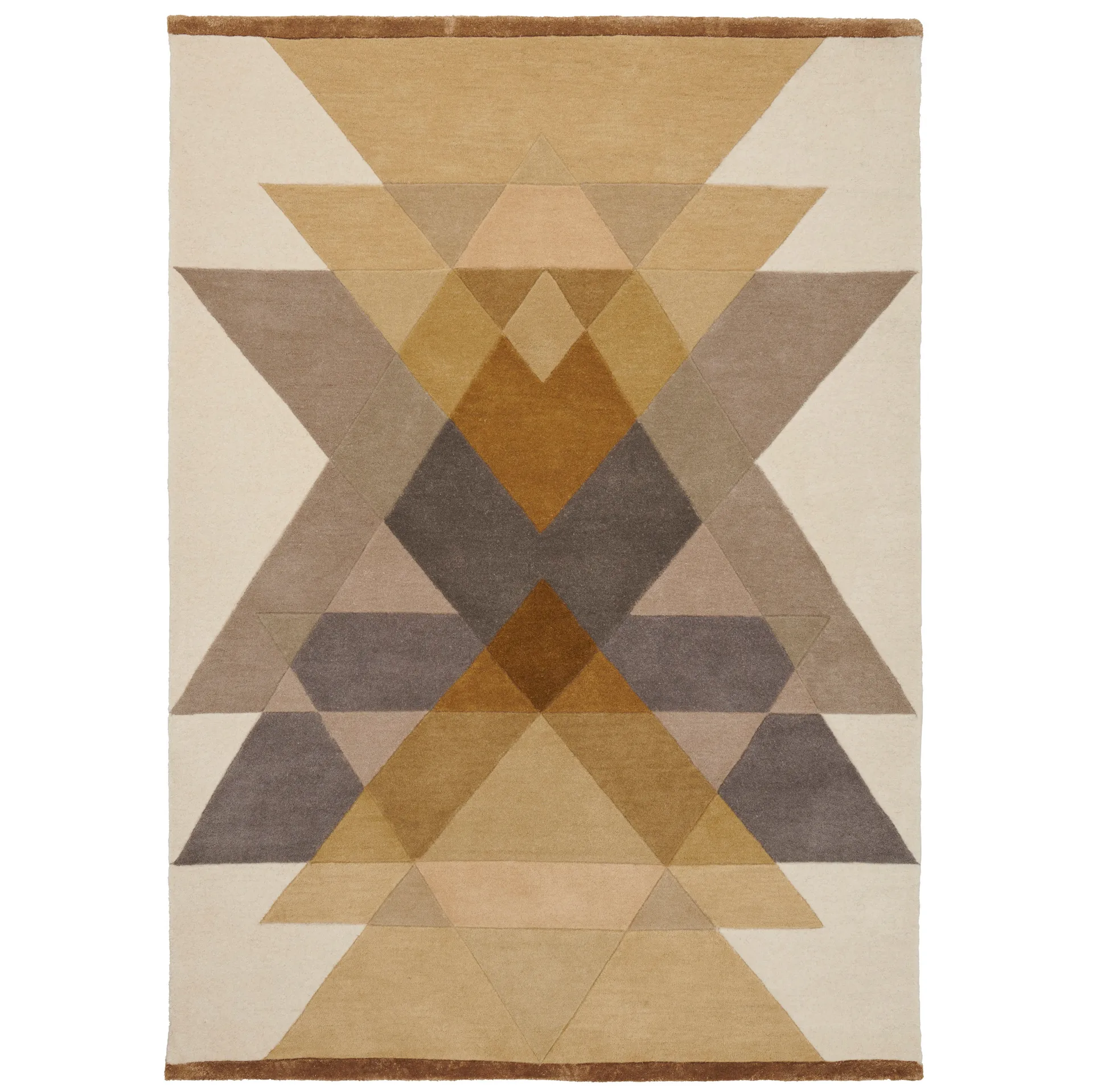 Freya rug 200x300 cm, mustard Linie Design