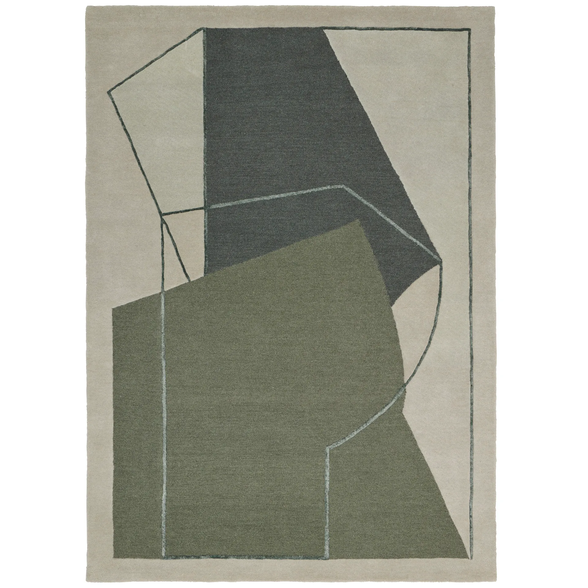 Furbo rug 140x200 cm, moss Linie Design