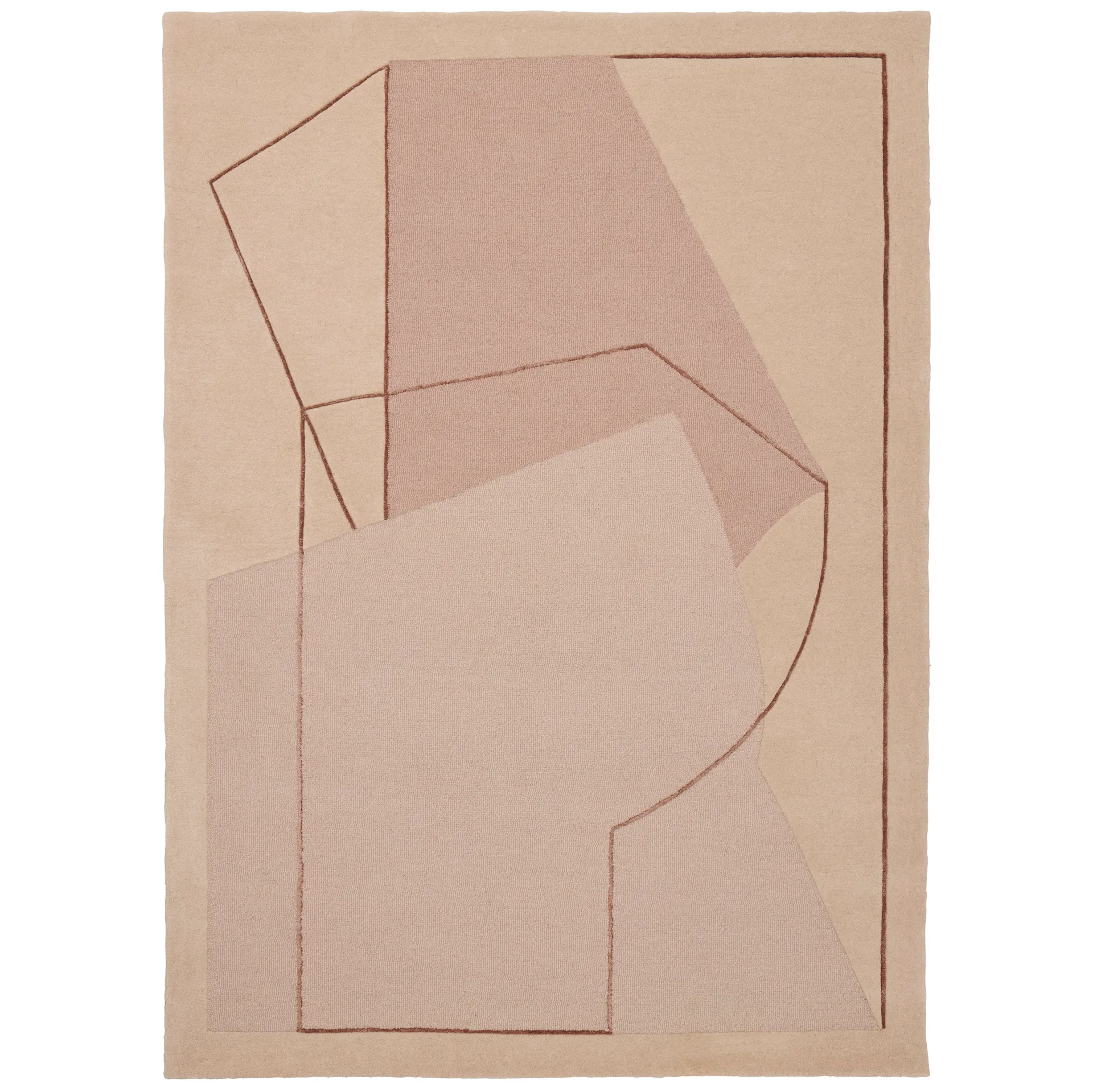 Furbo rug 140x200 cm, rose Linie Design