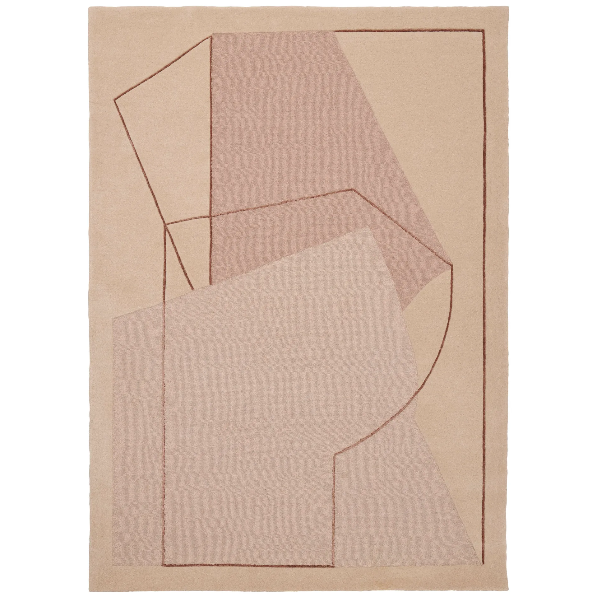 Furbo rug 170x240 cm, rose Linie Design