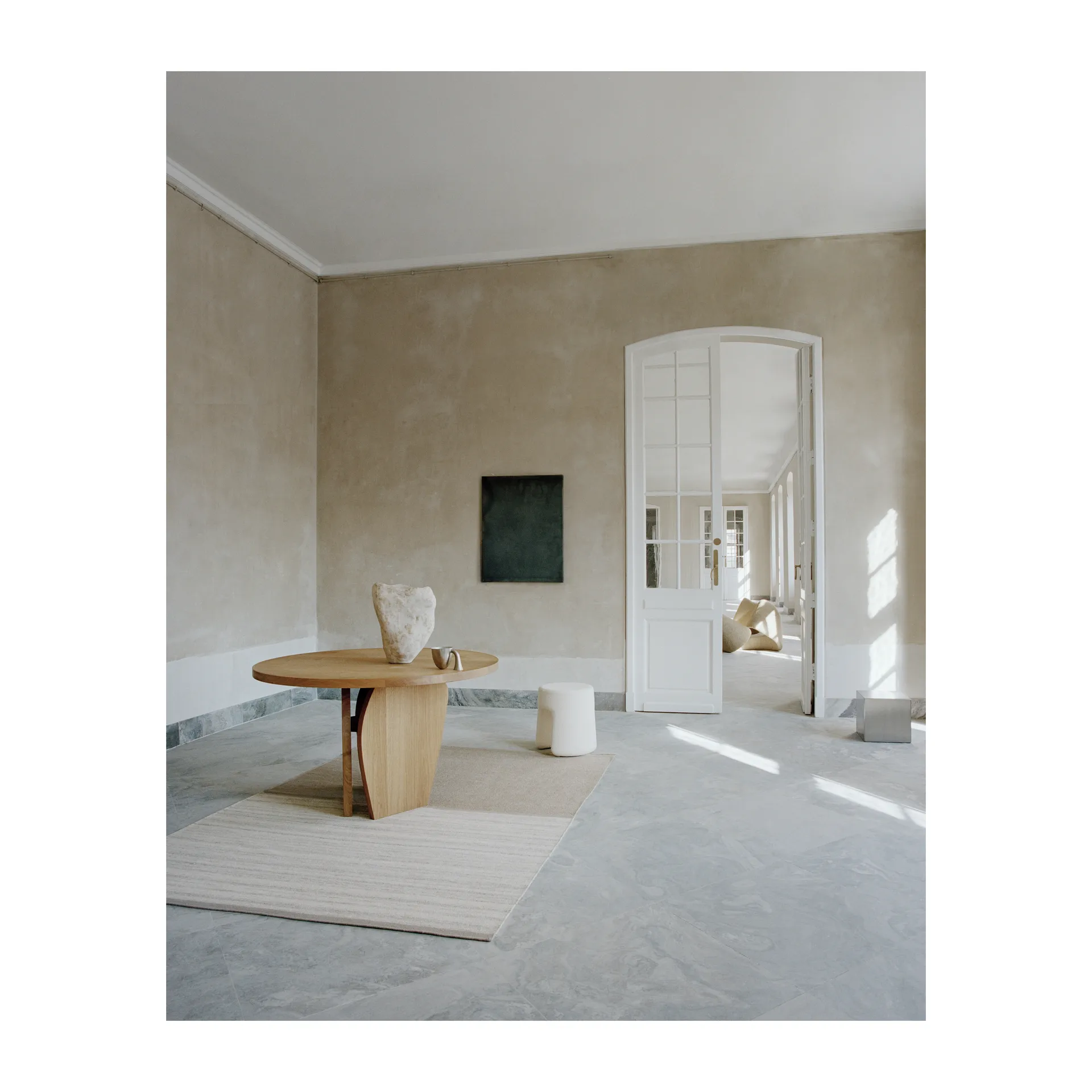 Future Seeds rug 140x200 cm, Beige Linie Design