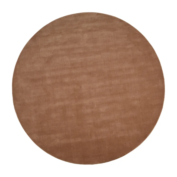 Halo Cloud wool carpet round - Amber, Ø250 cm - Linie Design
