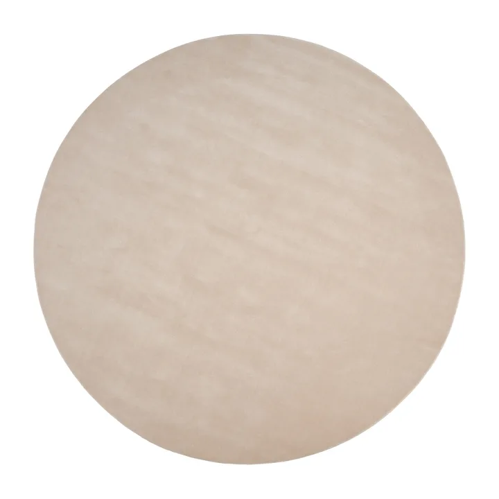 Halo Cloud wool carpet round - Beige, Ø250 cm - Linie Design