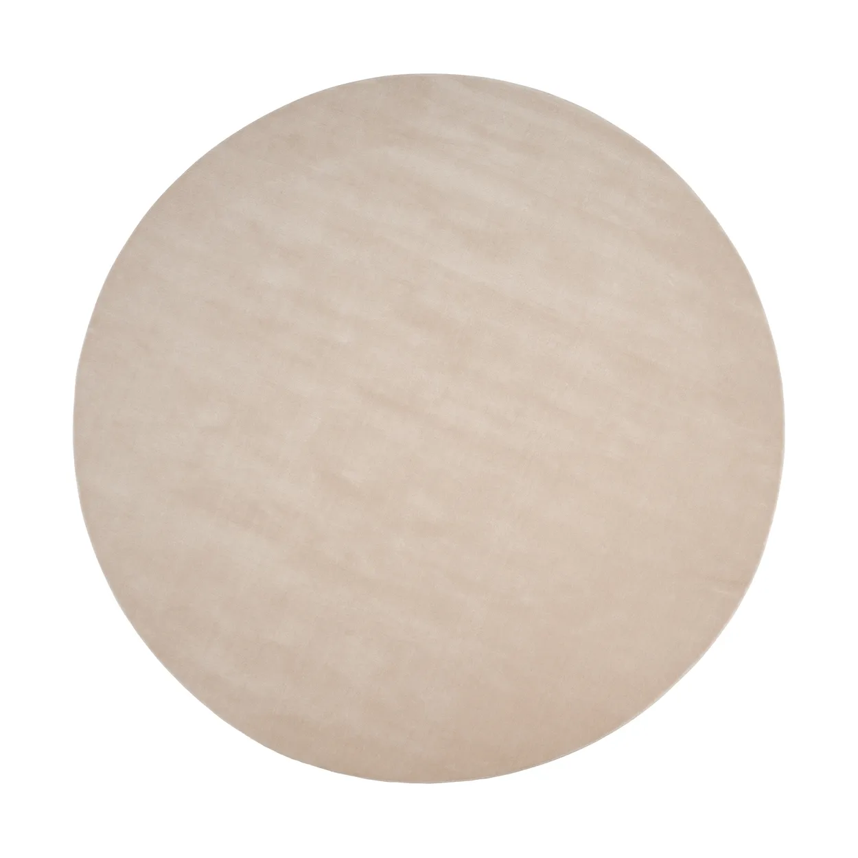 Linie Design Halo Cloud wool carpet round Beige, o300 cm