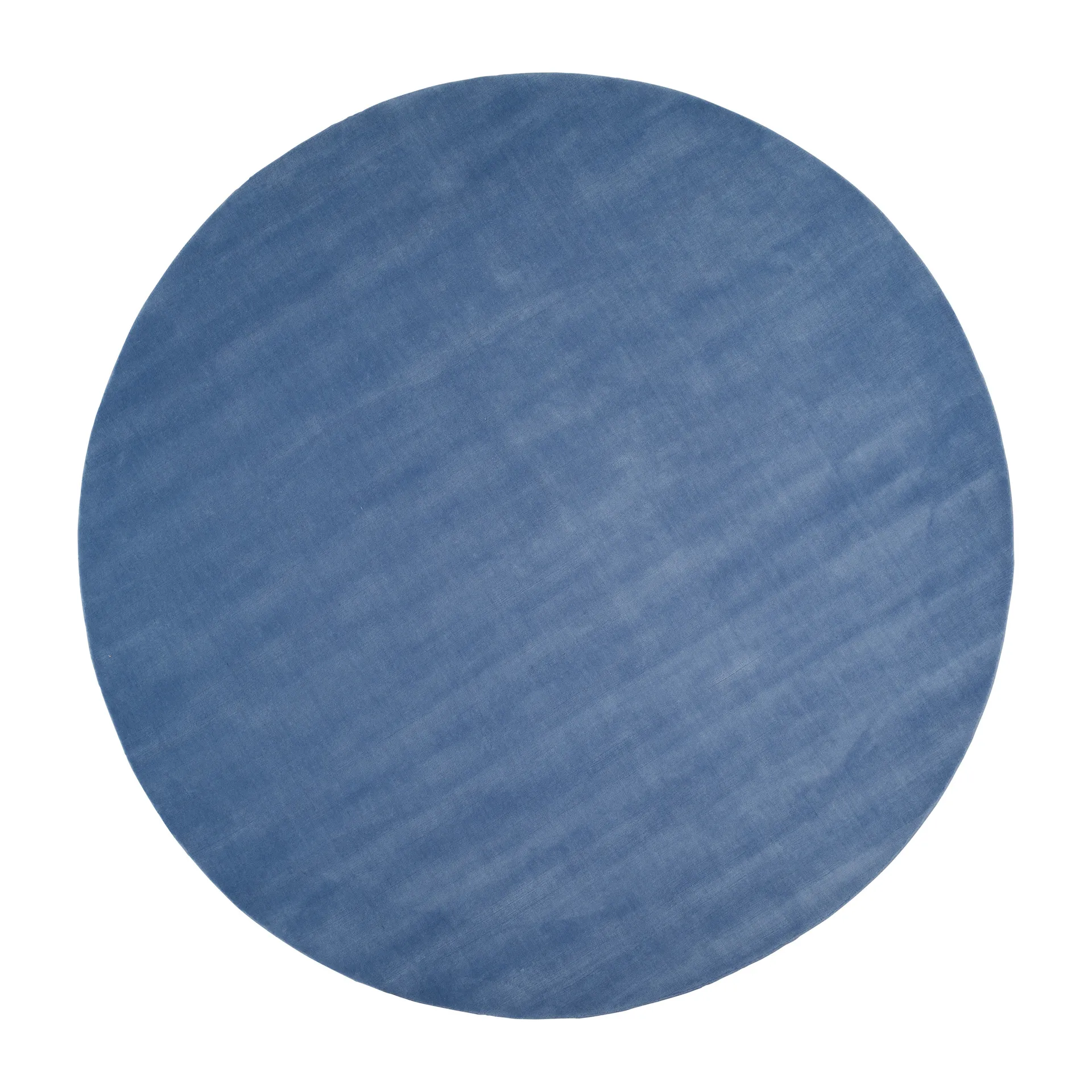 Halo Cloud wool carpet round, Blue, Ø250 cm Linie Design
