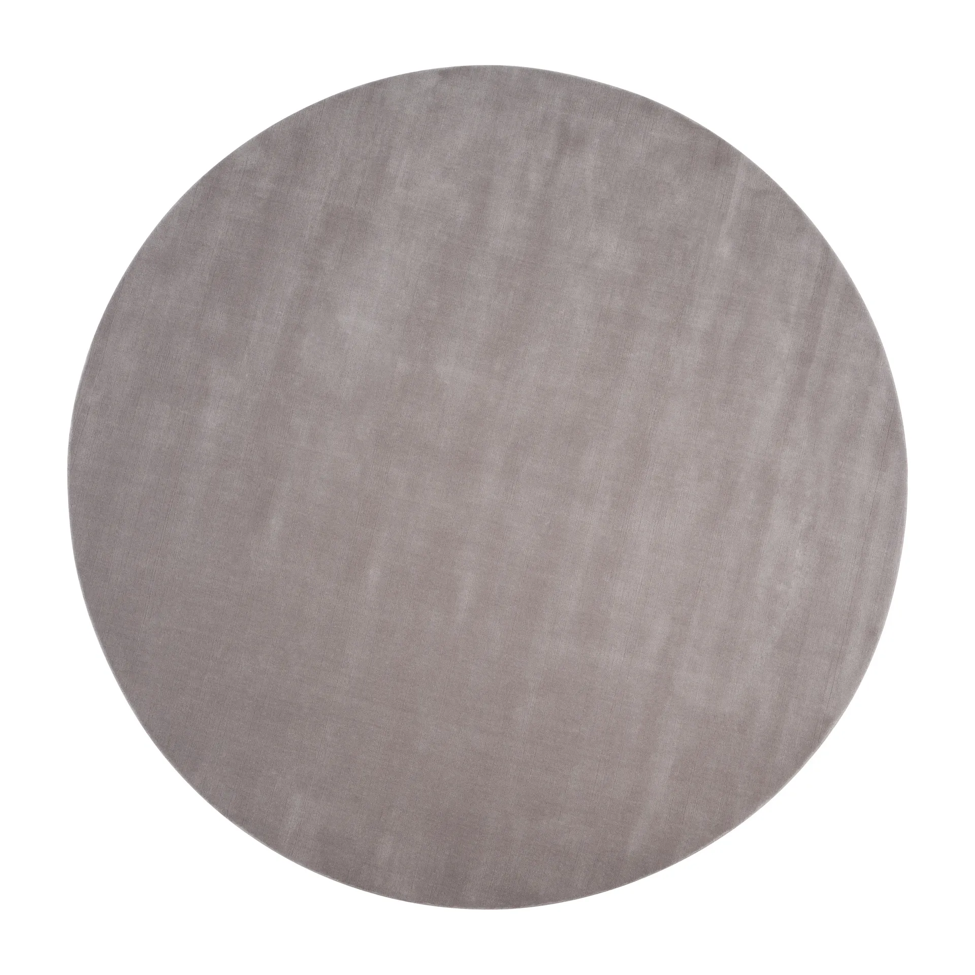 Halo Cloud wool carpet round, Light grey, Ø250 cm Linie Design