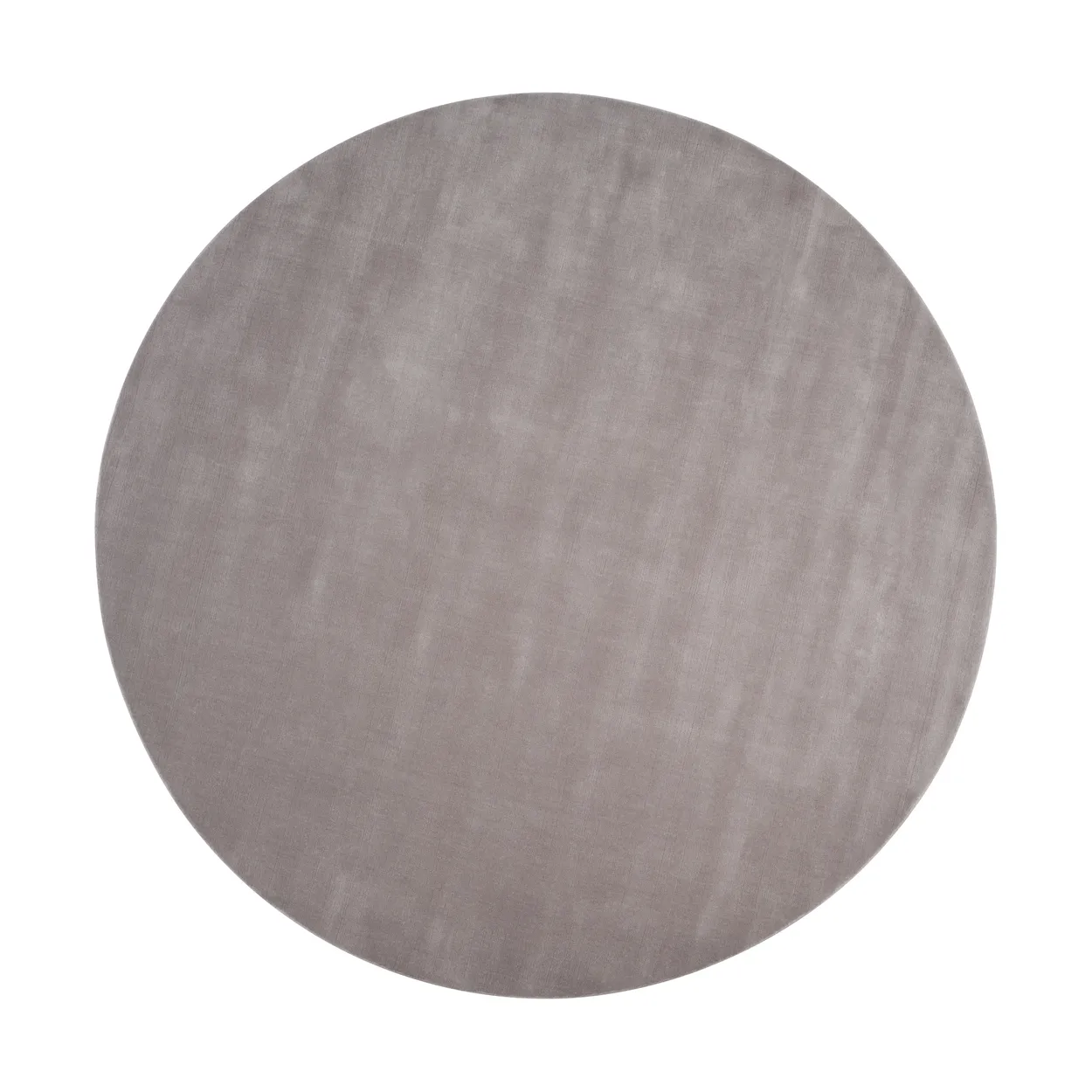Linie Design Halo Cloud wool carpet round Light grey, o300 cm
