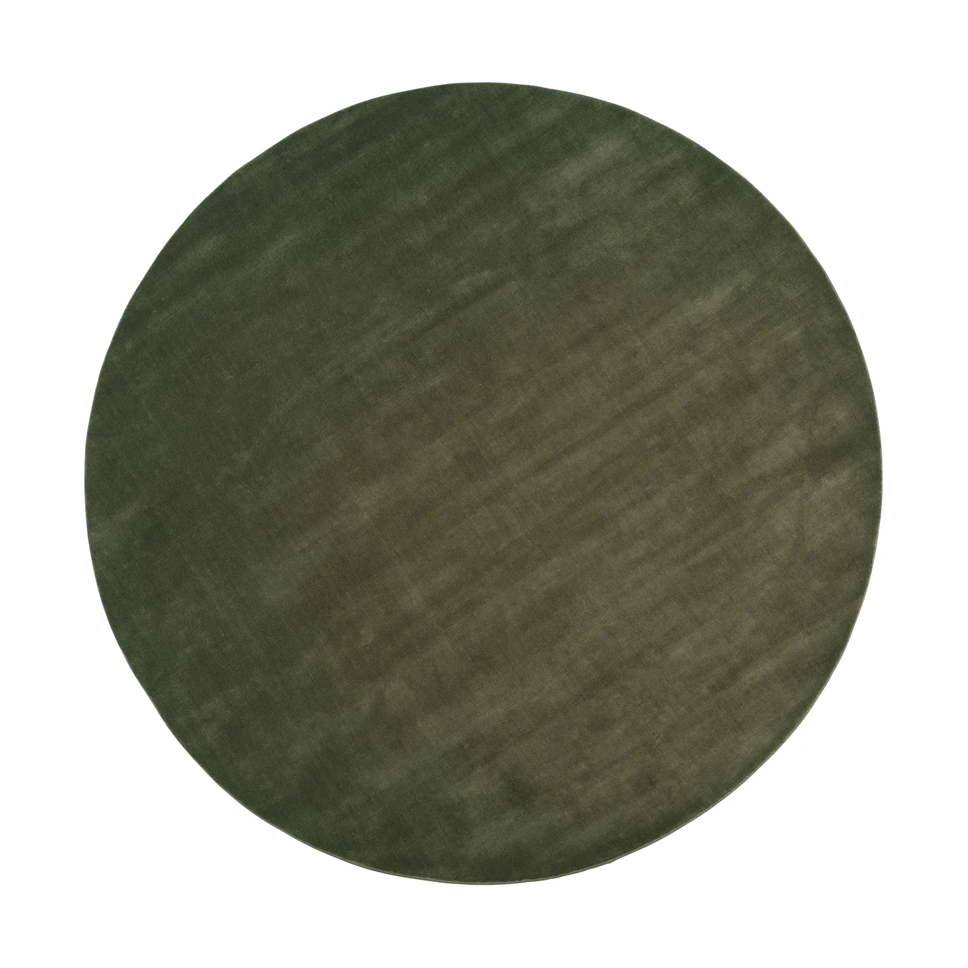 Halo Cloud wool carpet round, Moss, Ø300 cm Linie Design