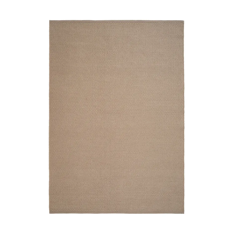 Linie Design Helix Haven rug earth 170x240 cm | Scandinavian Design | Fringe & Deep pile rugs | Brown