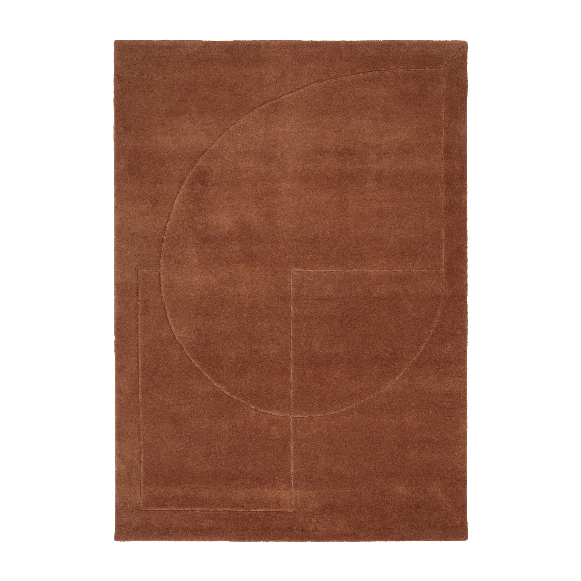 Lineal Poem wool carpet, Amber. 250x350 cm Linie Design