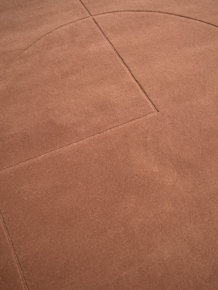 Lineal Poem wool carpet - Amber. 250x350 cm - Linie Design