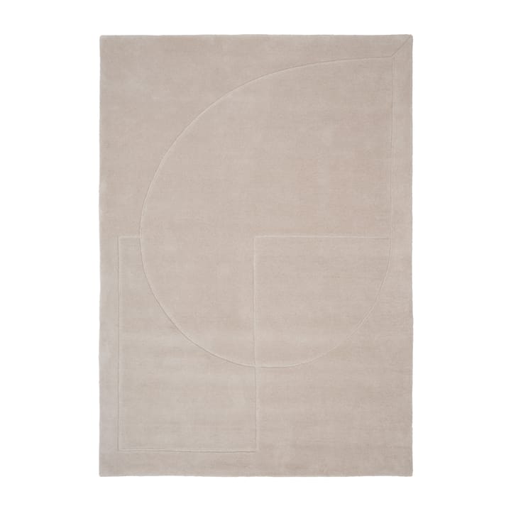 Lineal Poem wool carpet - Beige. 200x300 cm - Linie Design