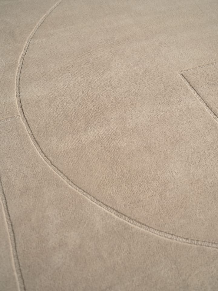 Lineal Poem wool carpet - Beige. 200x300 cm - Linie Design