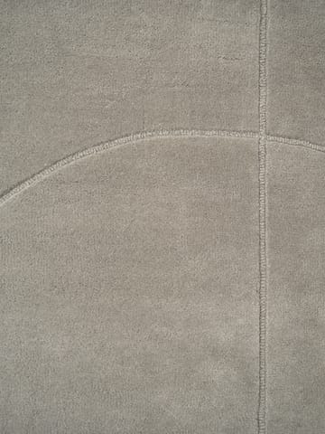 Lineal Poem wool carpet - Grey. 140x200 cm - Linie Design