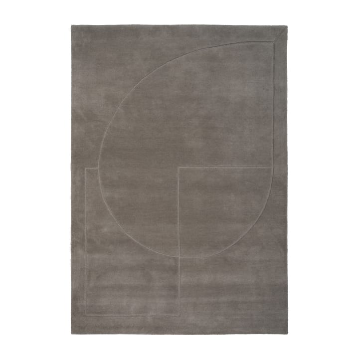 Lineal Poem wool carpet - Grey. 170x240 cm - Linie Design