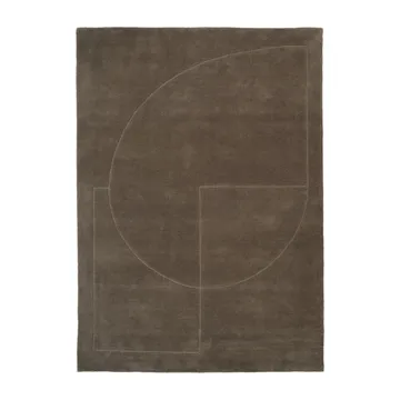 Lineal Poem wool carpet - Moss. 170x240 cm - Linie Design