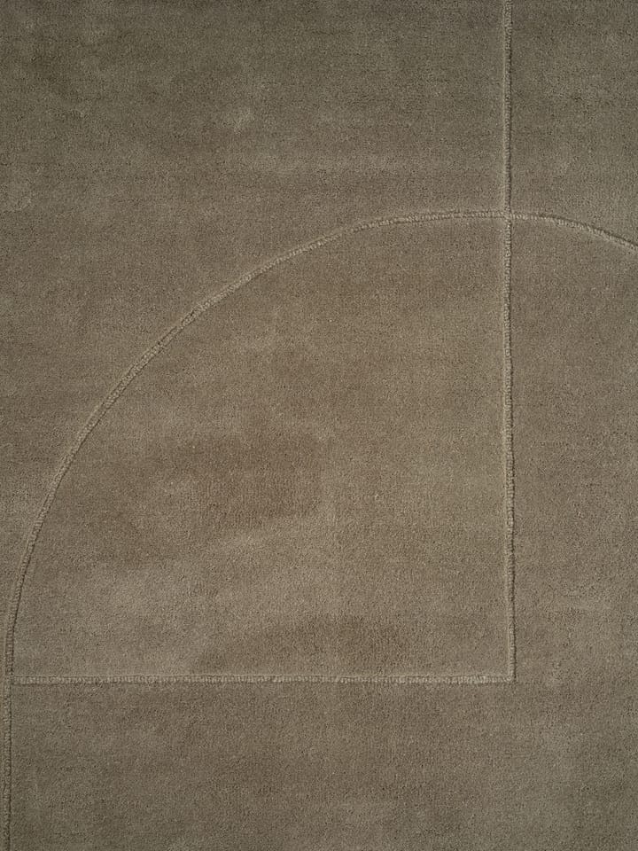 Lineal Poem wool carpet, Moss. 200x300 cm Linie Design