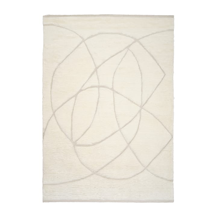 Lineal Sweep wool carpet - White. 140x200 cm - Linie Design