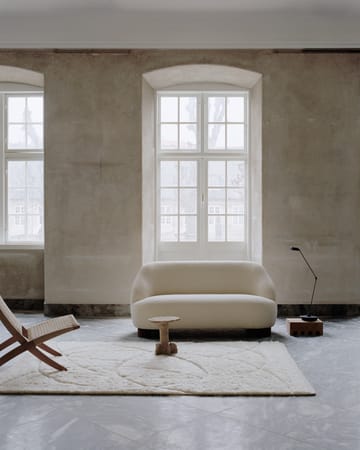Lineal Sweep wool carpet - White. 140x200 cm - Linie Design