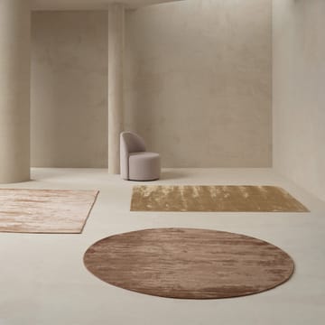 Lucens rug round - Amber - Linie Design