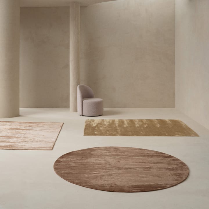 Lucens rug round - Mustard - Linie Design