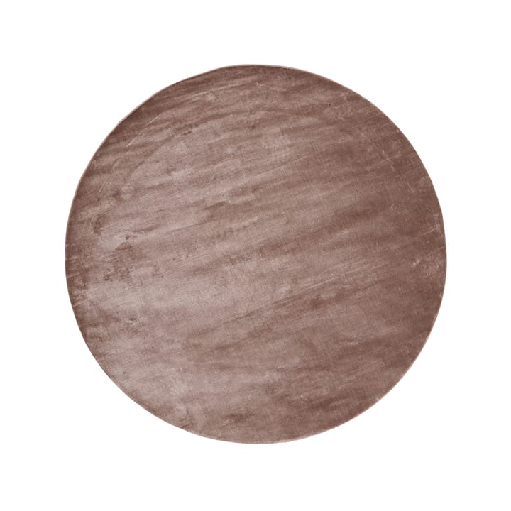 Lucens rug round - Rose - Linie Design