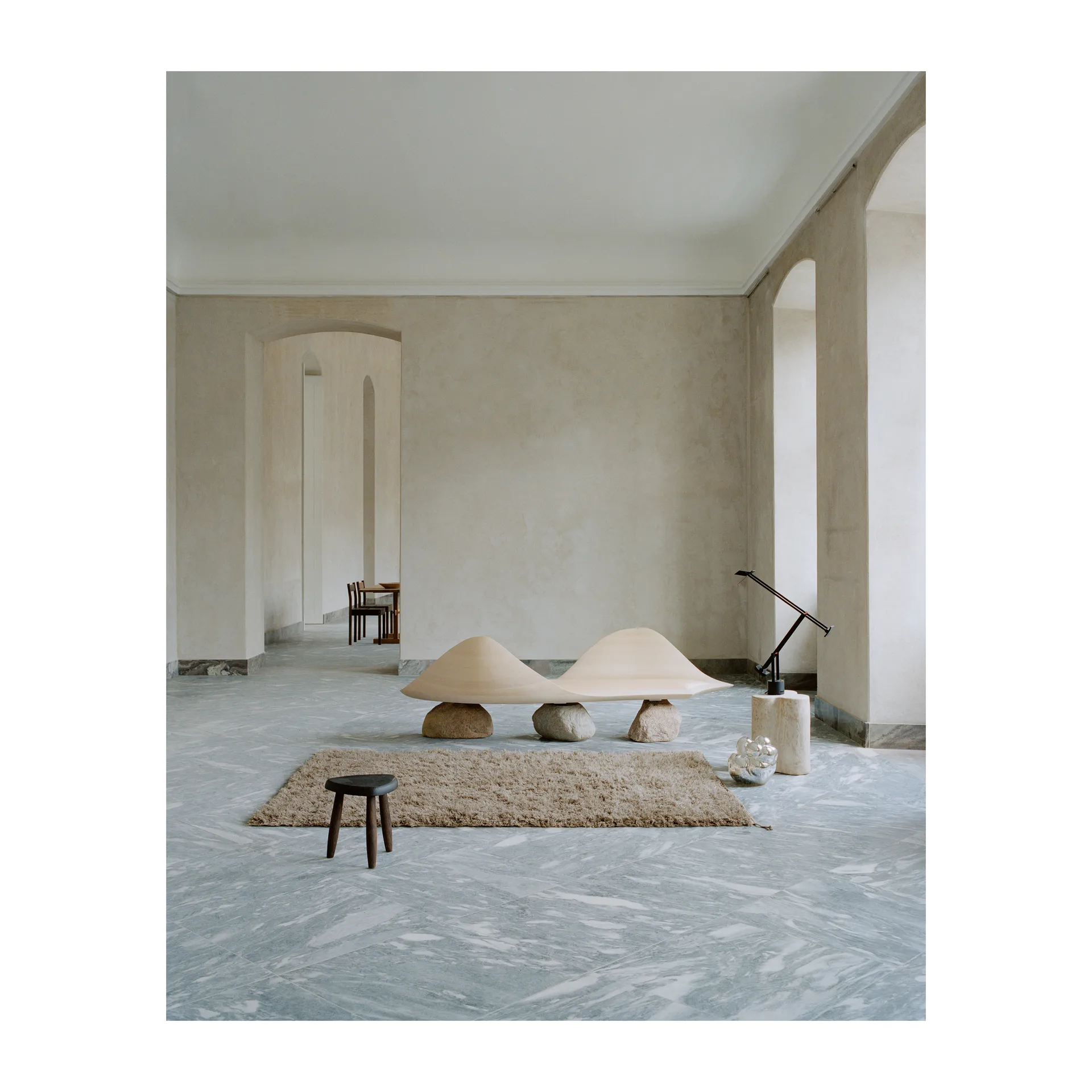 Luminary Sun rug 170x240 cm, Natural Linie Design