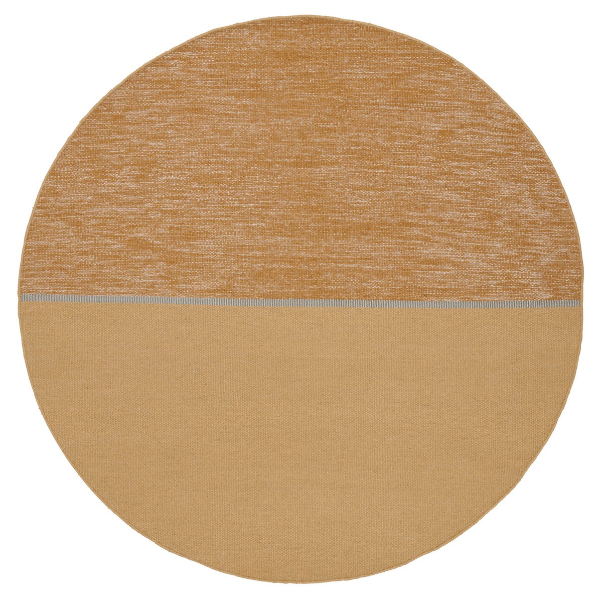 Linie Design Magnetize rug o170 cm Ochre | Scandinavian Design | Round rugs | Orange