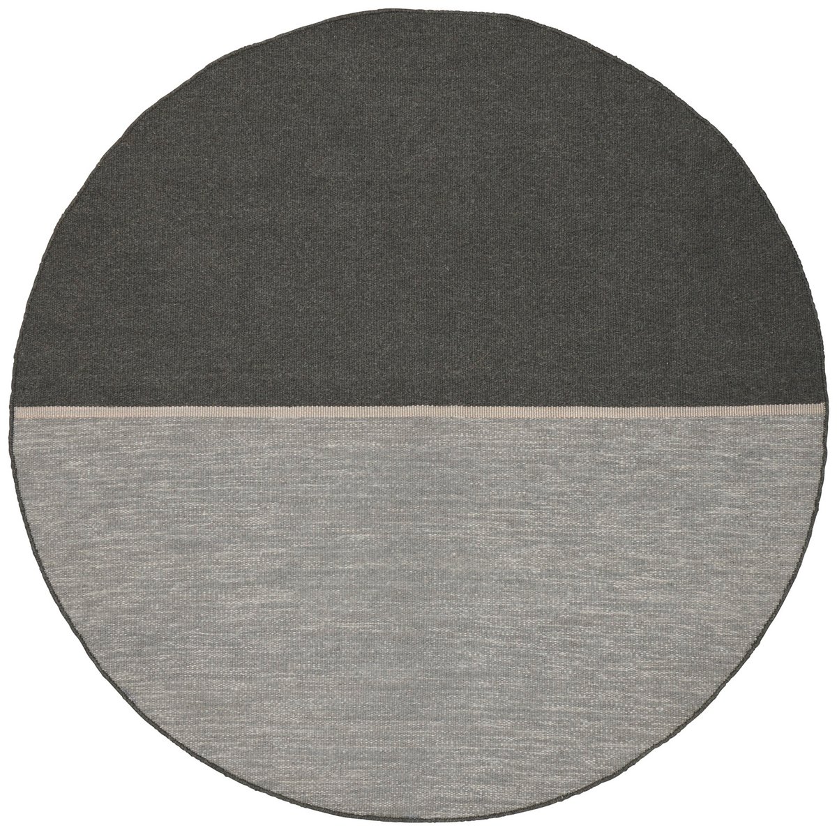 Linie Design Magnetize rug o250 cm Stone | Scandinavian Design | Round rugs | Grey