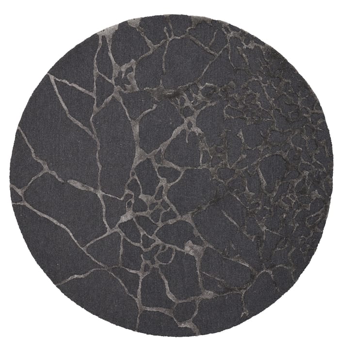 Marmo rug  170 cm - charcoal - Linie Design