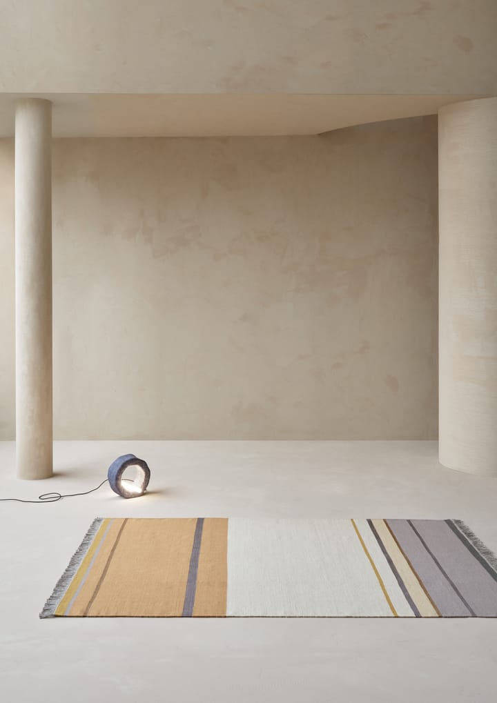 Metallum rug 140x200 cm, Mustard Linie Design