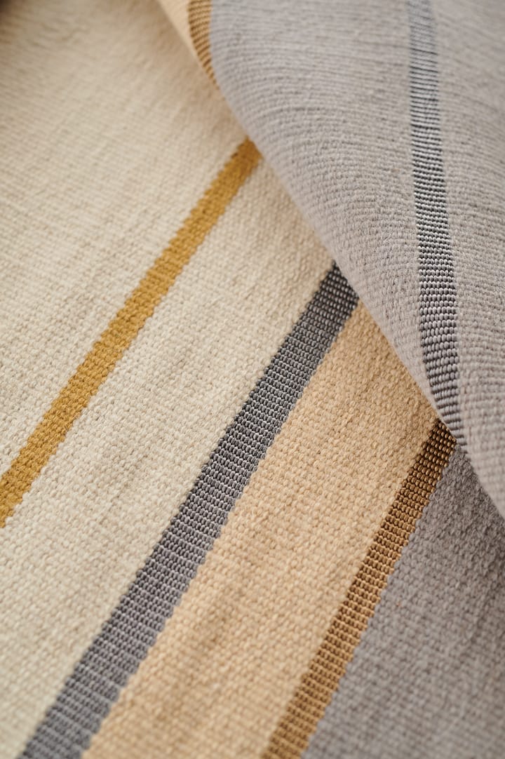 Metallum rug 140x200 cm, Mustard Linie Design