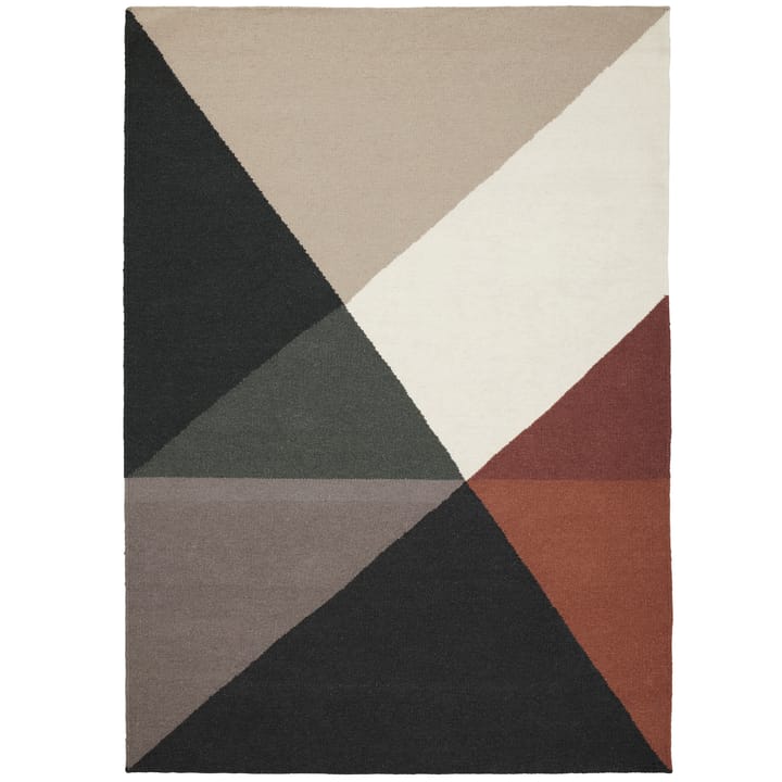 Metri wool carpet 140x200 cm - rust - Linie Design