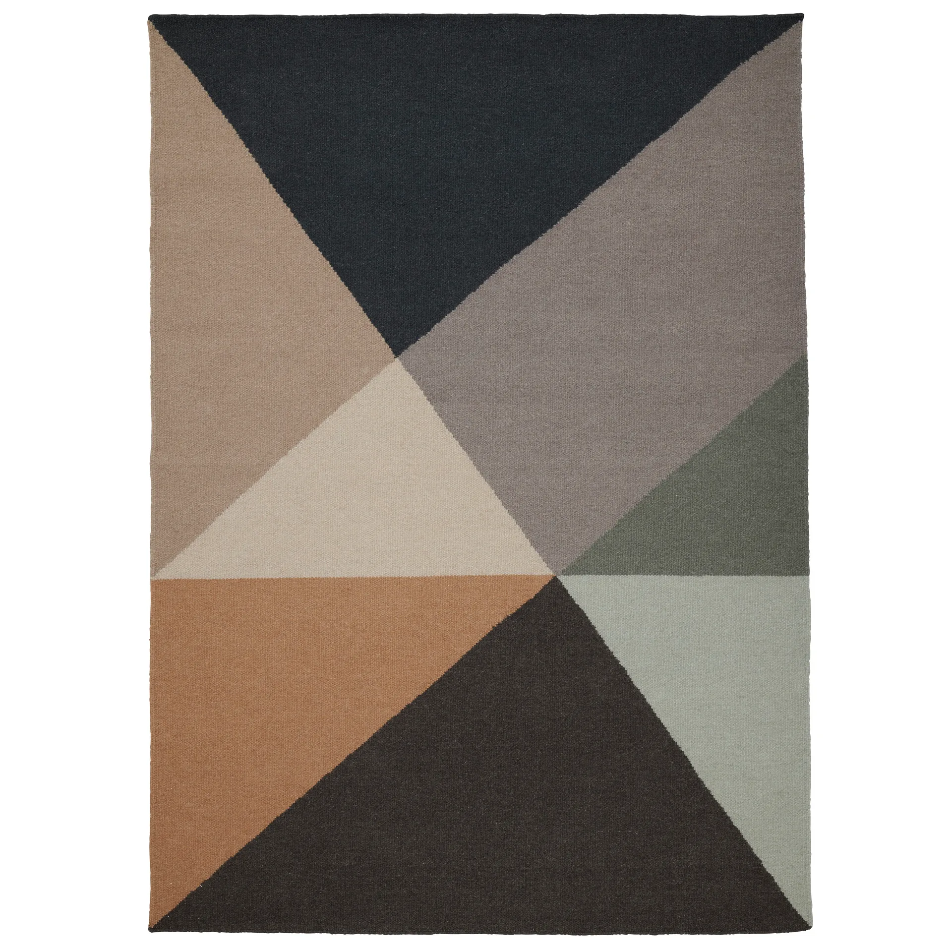Metri wool carpet 170x240 cm, earth Linie Design
