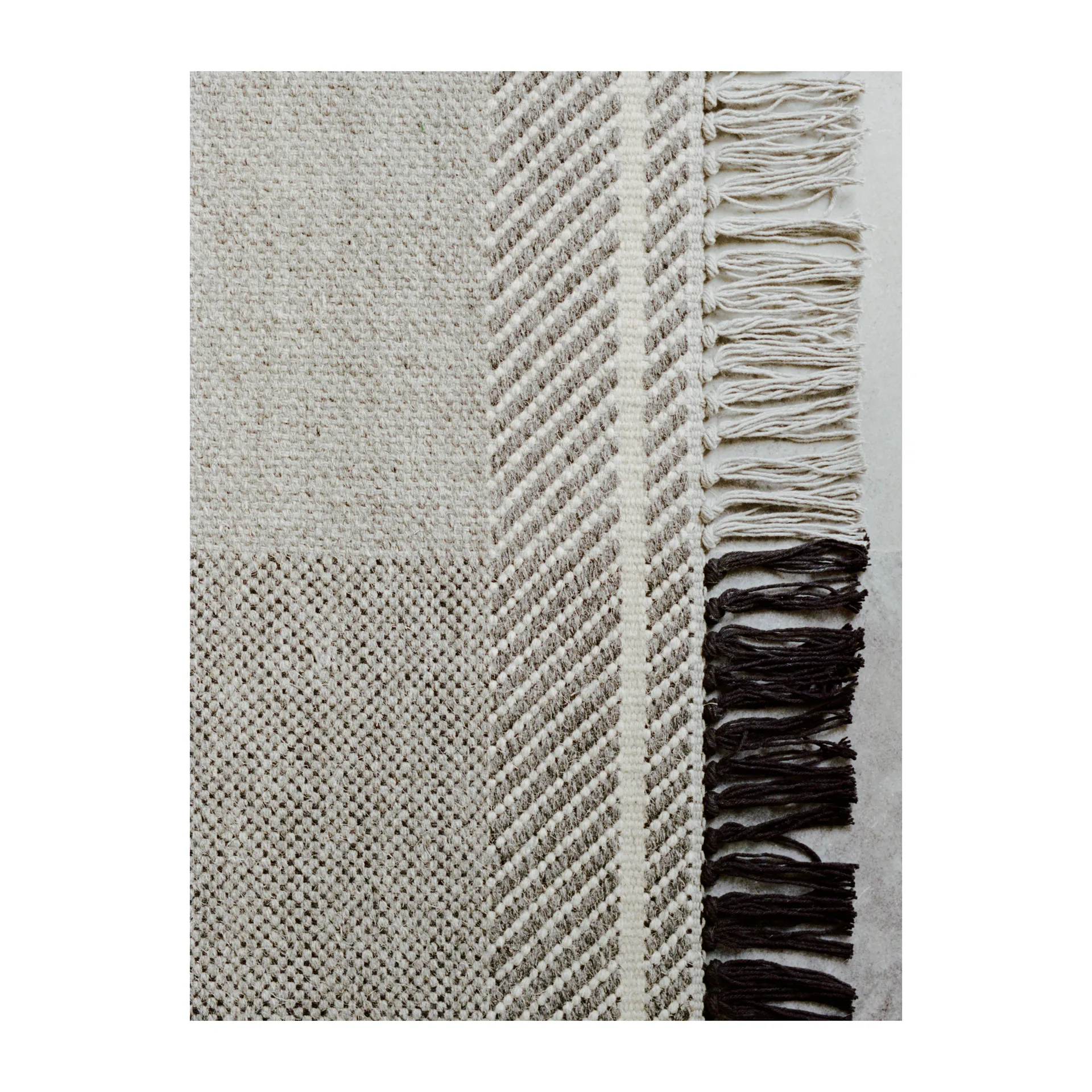Mindful Soul wool carpet 140x200 cm, Stone-beige Linie Design