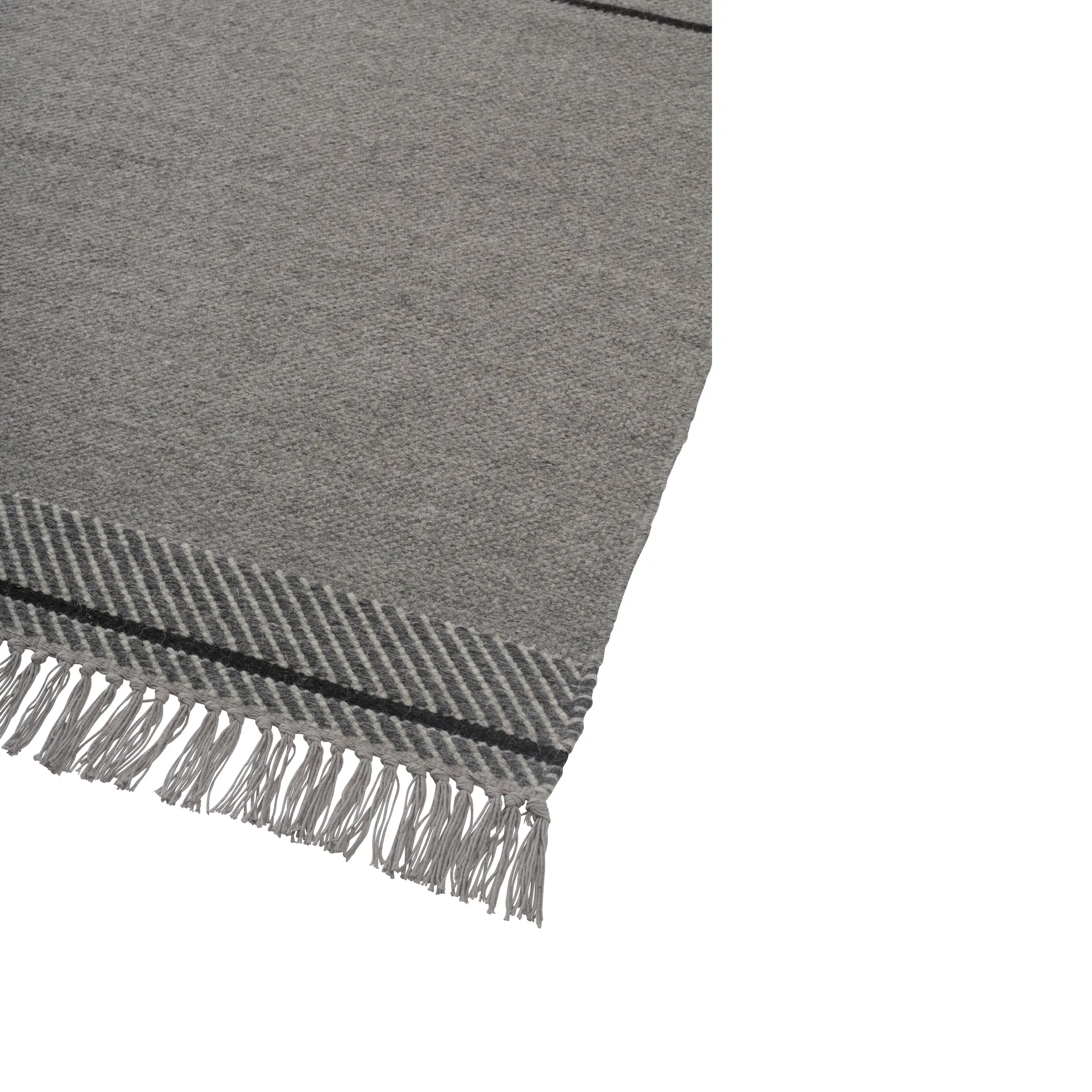Mindful Soul wool carpet 140x200 cm, Stone-grey Linie Design