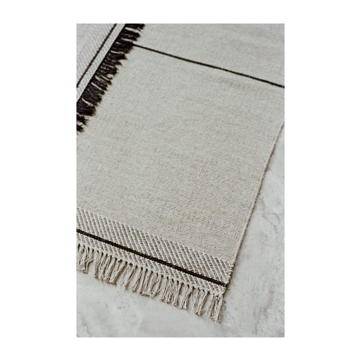 Mindful Soul wool carpet 140x200 cm, Stone-grey Linie Design