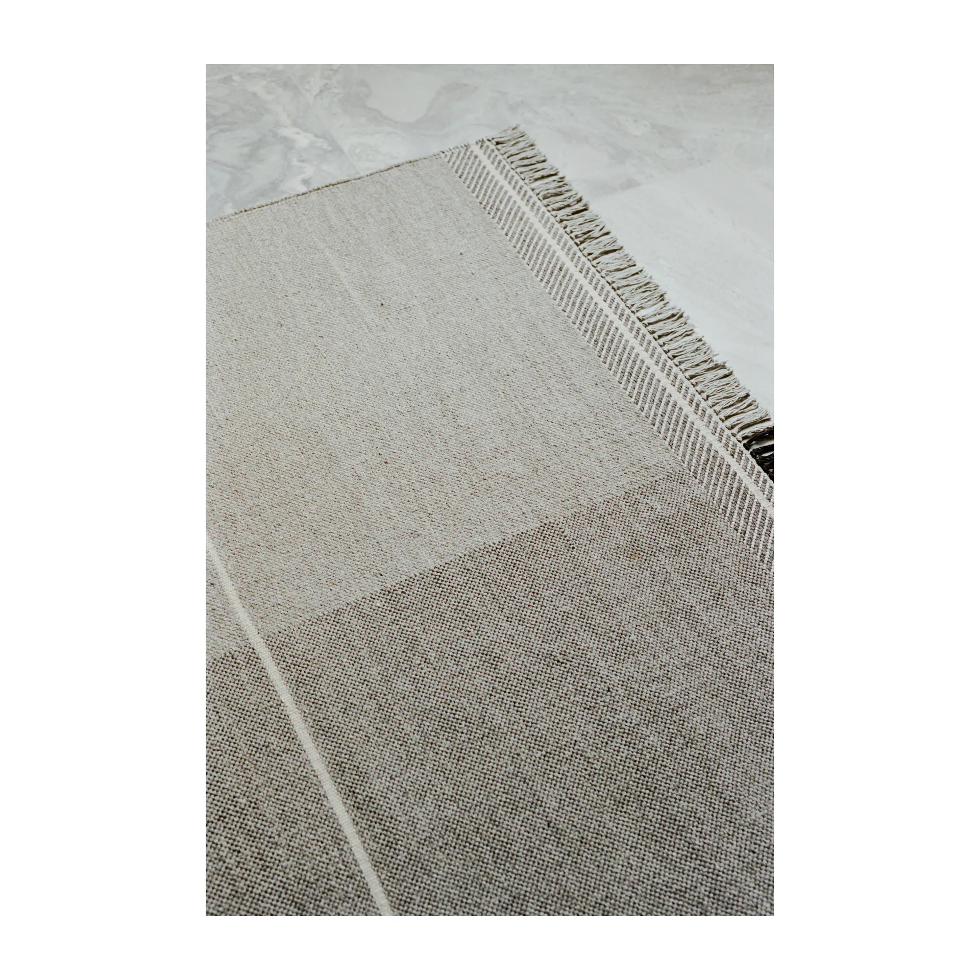 Mindful Soul wool carpet 170x240 cm, Stone-beige Linie Design