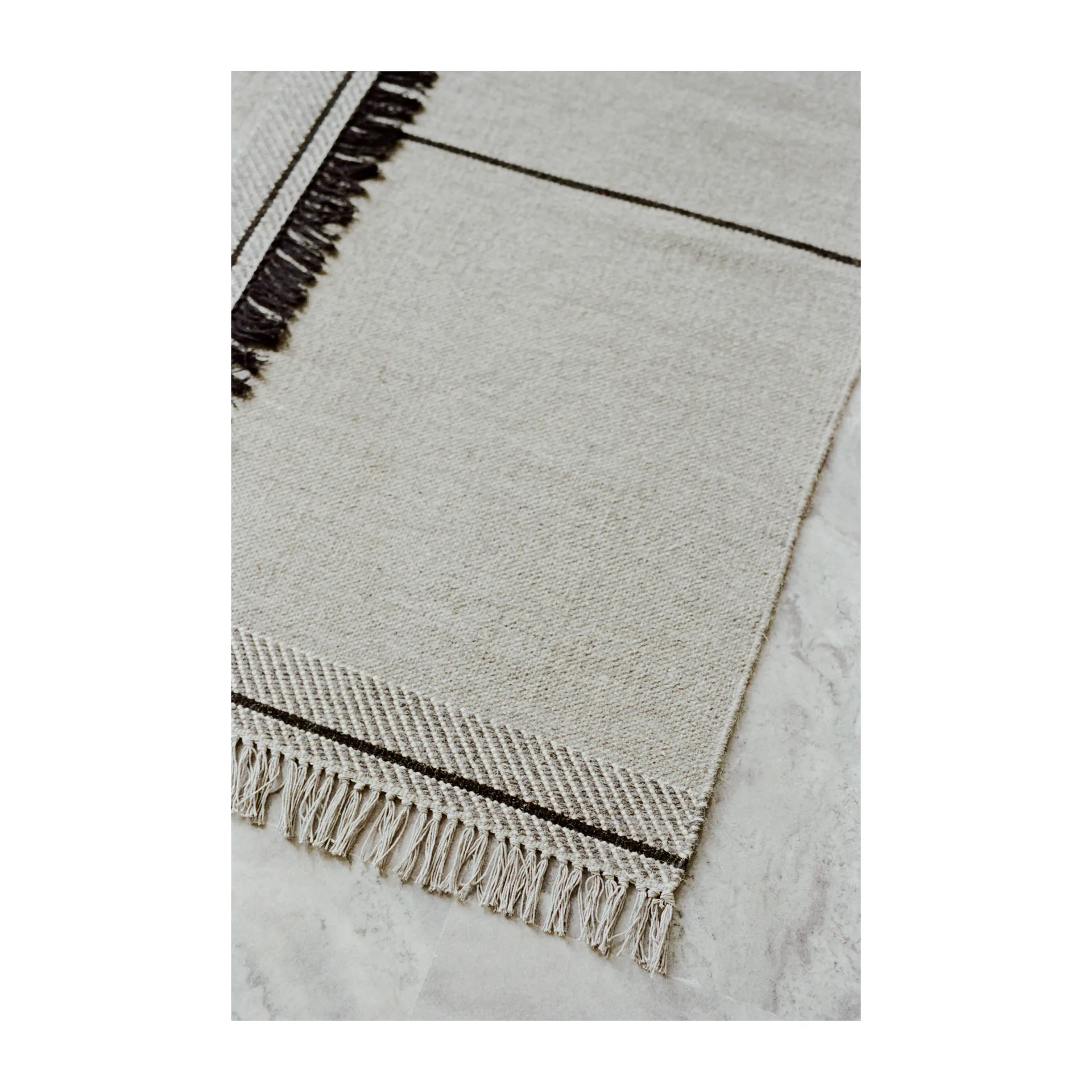 Mindful Soul wool carpet 200x300 cm, Stone-grey Linie Design