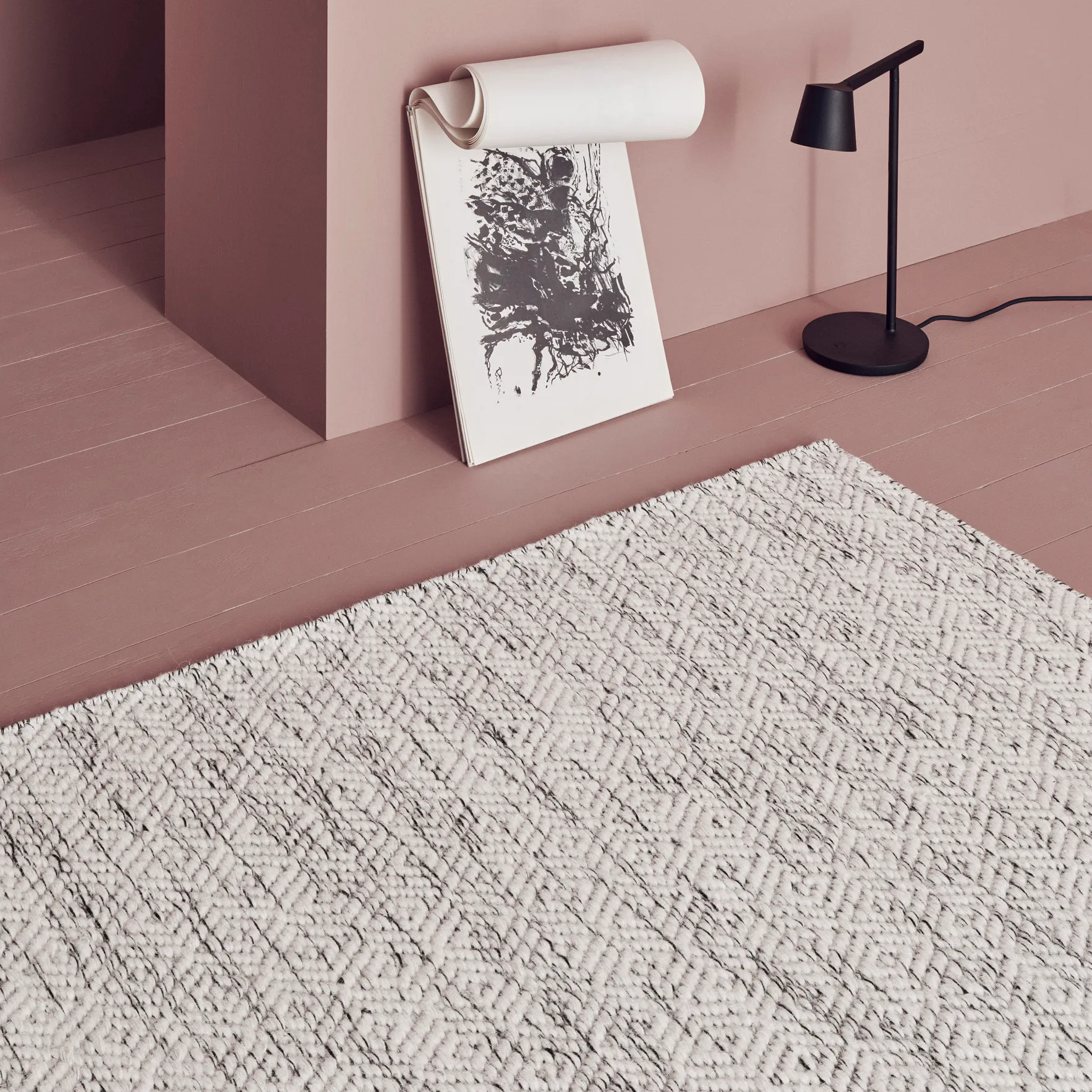 Nyoko wool carpet 250x350 cm, White Linie Design
