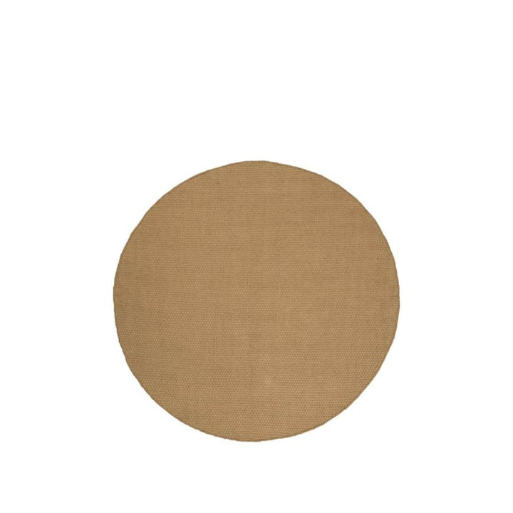 Oksa rug round - Mustard, 170 cm - Linie Design