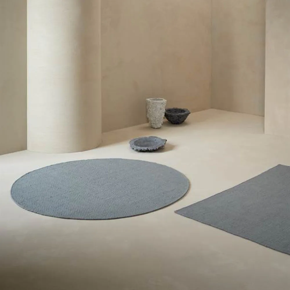 Oksa rug round, Powder, 250 cm Linie Design