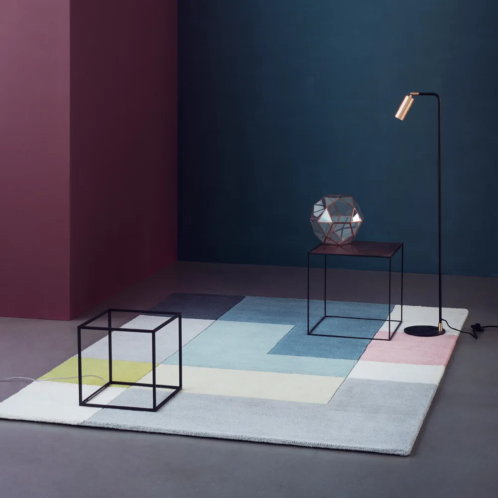 Ometri rug, Aqua, 170x240 cm, aqua, 170x240 cm Linie Design
