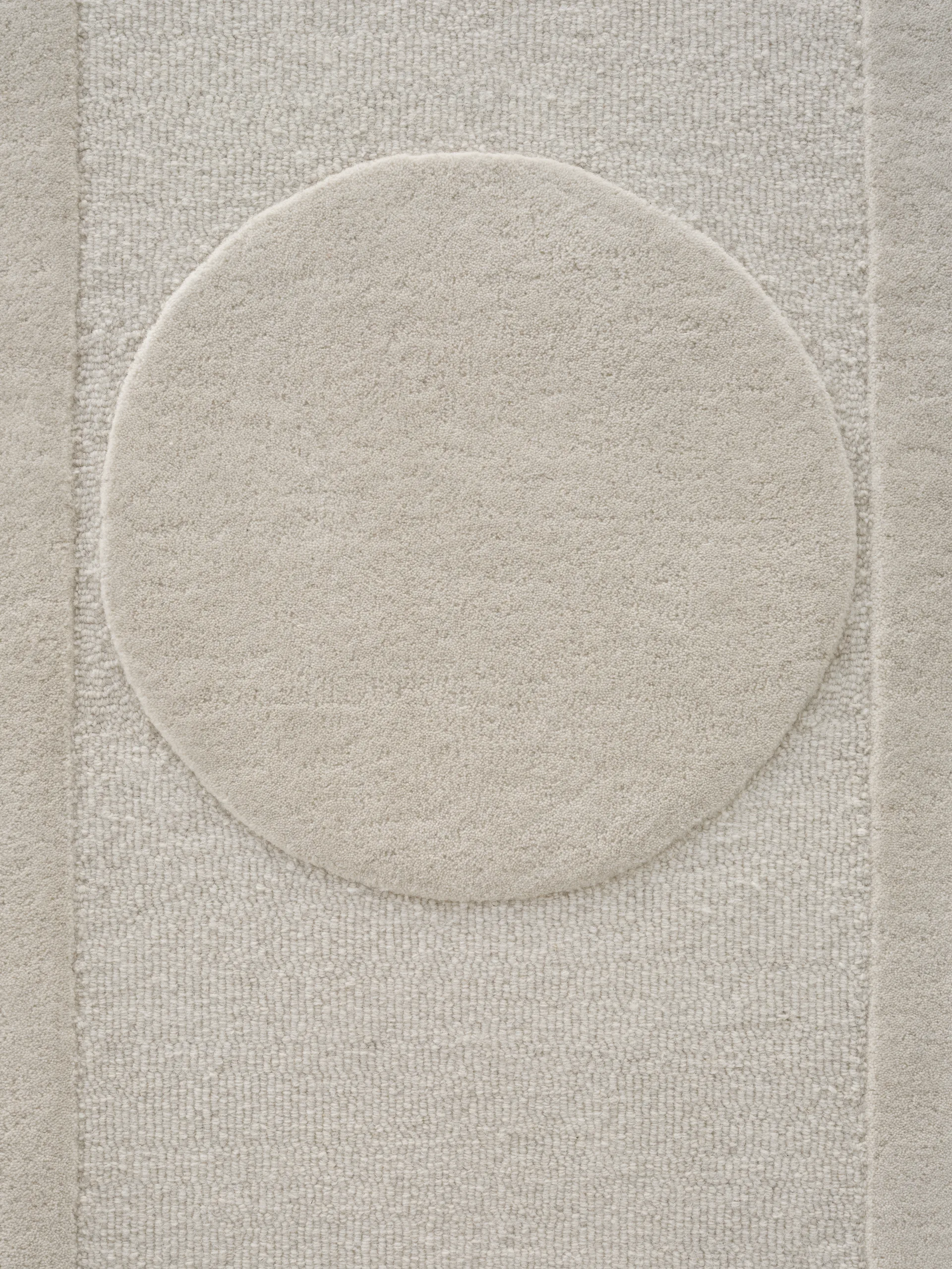 Orb Alliance wool carpet, White. 140x200 cm Linie Design