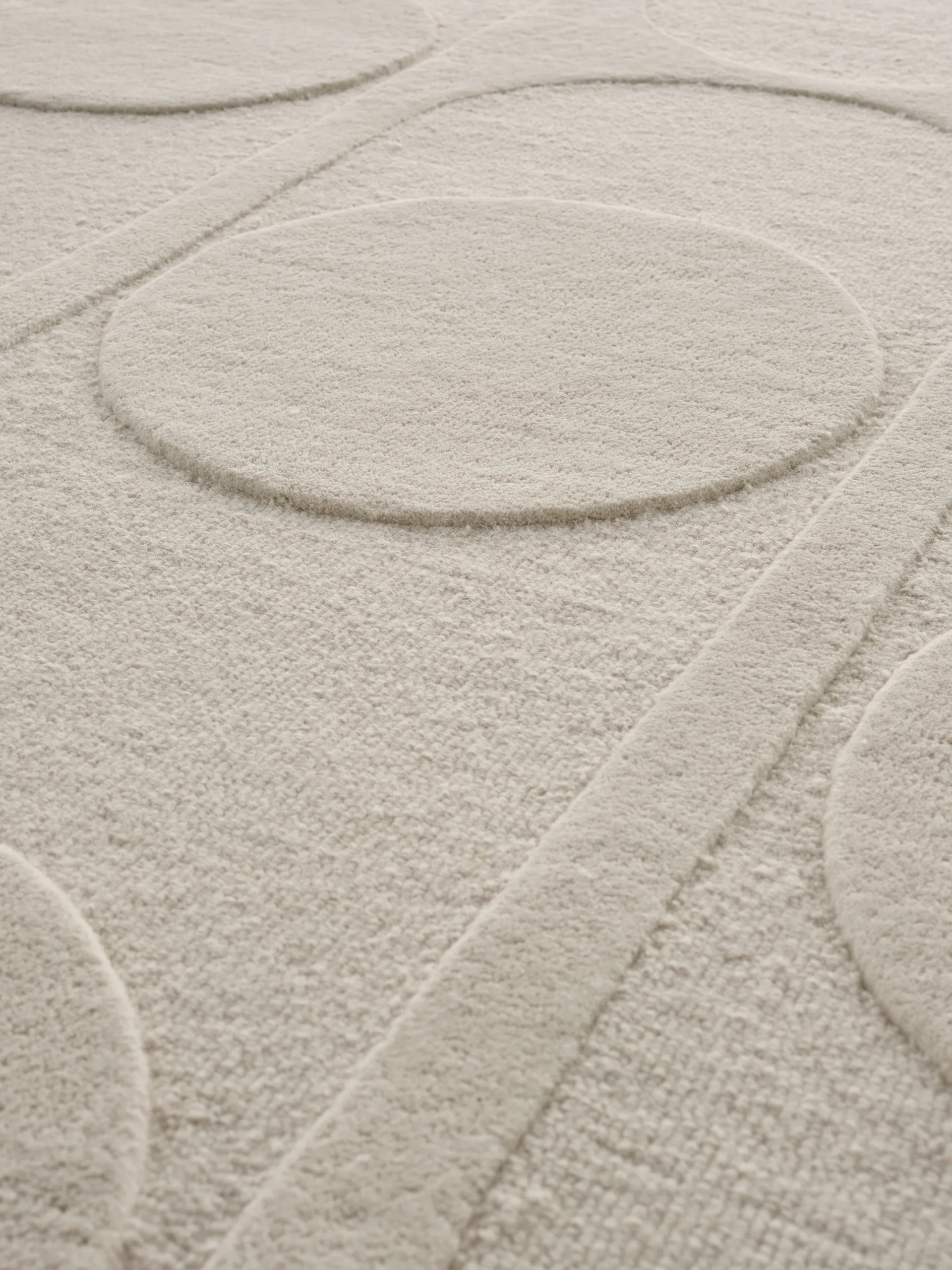 Orb Alliance wool carpet, White. 200x300 cm Linie Design