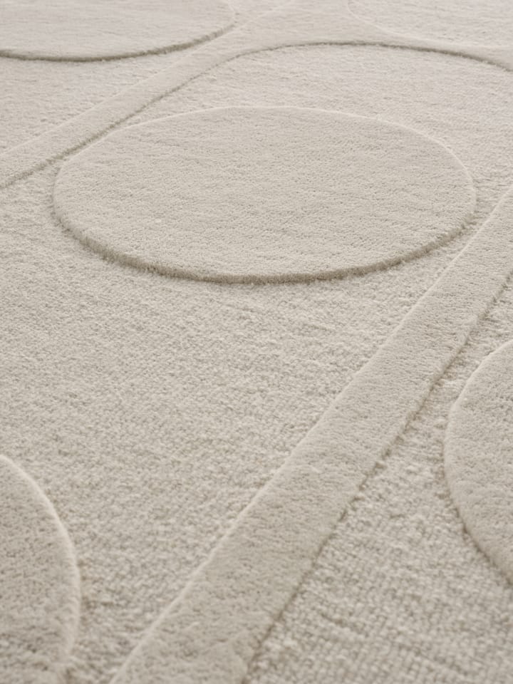 Orb Alliance wool carpet, White. 250x350 cm Linie Design