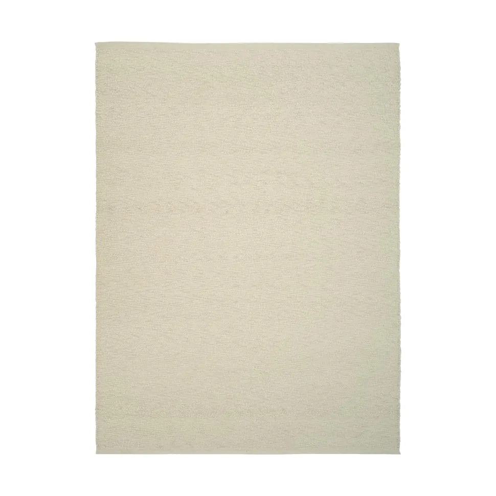 Linie Design Pebbled Poem rug White, 170x240 cm | Scandinavian Design | Fringe & Deep pile rugs | White