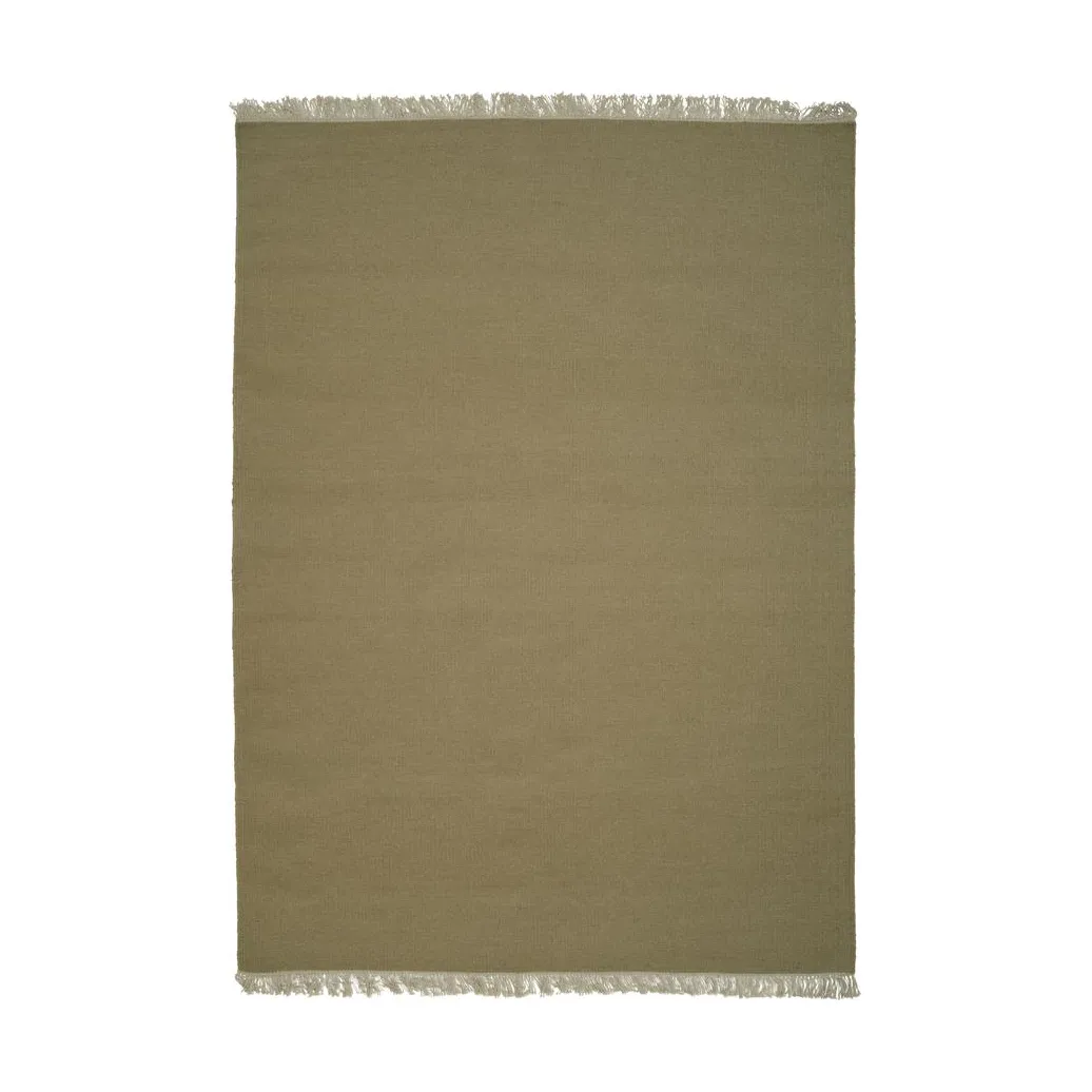 Linie Design Rainbow rug Bamboo, 170x240 cm | Scandinavian Design | Fringe & Deep pile rugs | Green