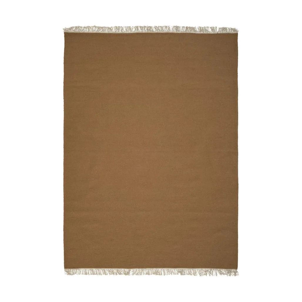 Linie Design Rainbow rug Terracotta, 170x240 cm | Scandinavian Design | Fringe & Deep pile rugs | Brown