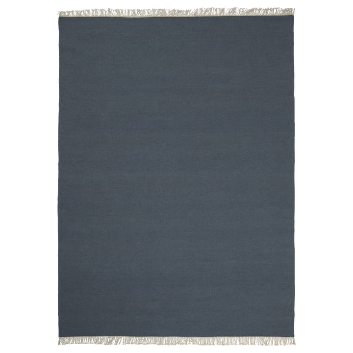 Rainbow wool carpet 140x200 cm - ocean - Linie Design